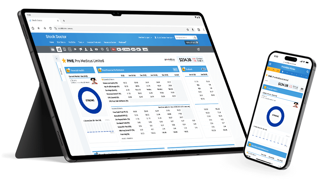 Stock Doctor on Tablet and Mobile Devices Stock Doctor on Tablet and Mobile Devices